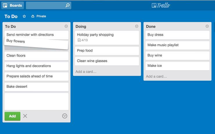 Kanban no Trello