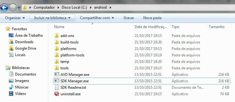 Android SDK Pronto