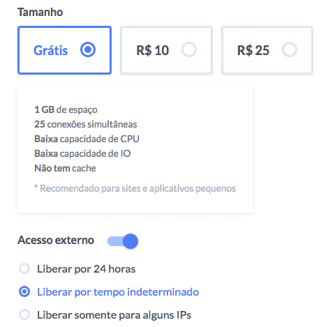 MySQL na Umbler
