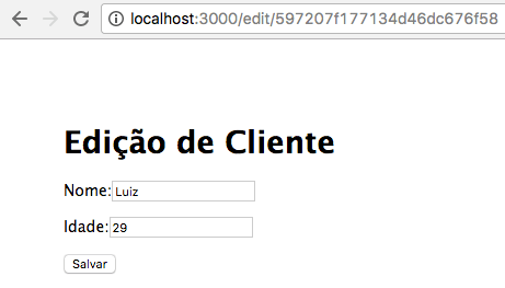 Edição quase funcionando