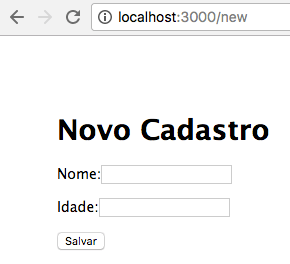 Novo Cadastro