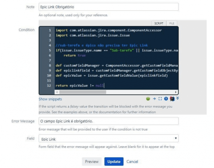 Automação por Workflow