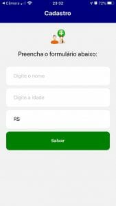 Aparência do Formulário