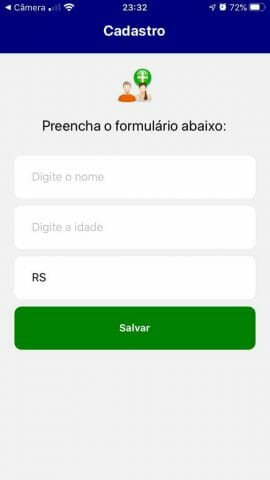 Aparência do Formulário