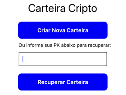 Como criar um app de carteira de criptomoedas (Android e iOS) - Parte 2